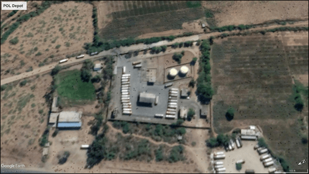 Aerial View of POL Depot